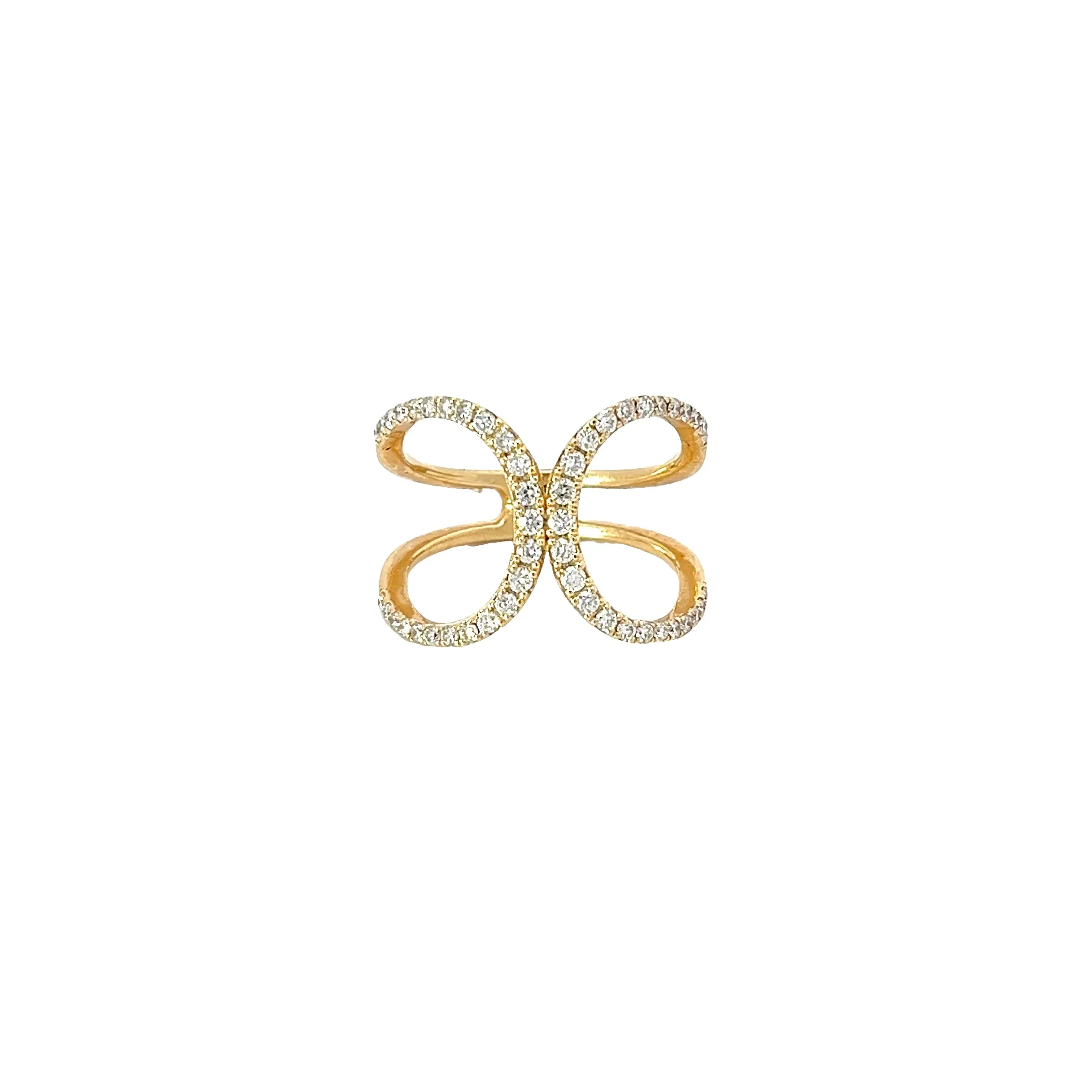 14k Yellow Gold .52ct G VS2 Round Diamond ring
