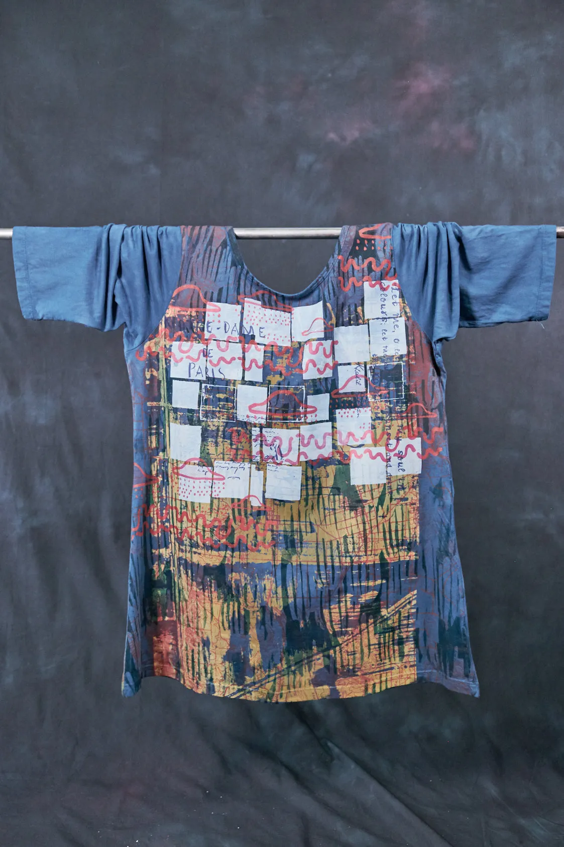 1582HD Modern Slim Tee Teal-Ancient Modern World