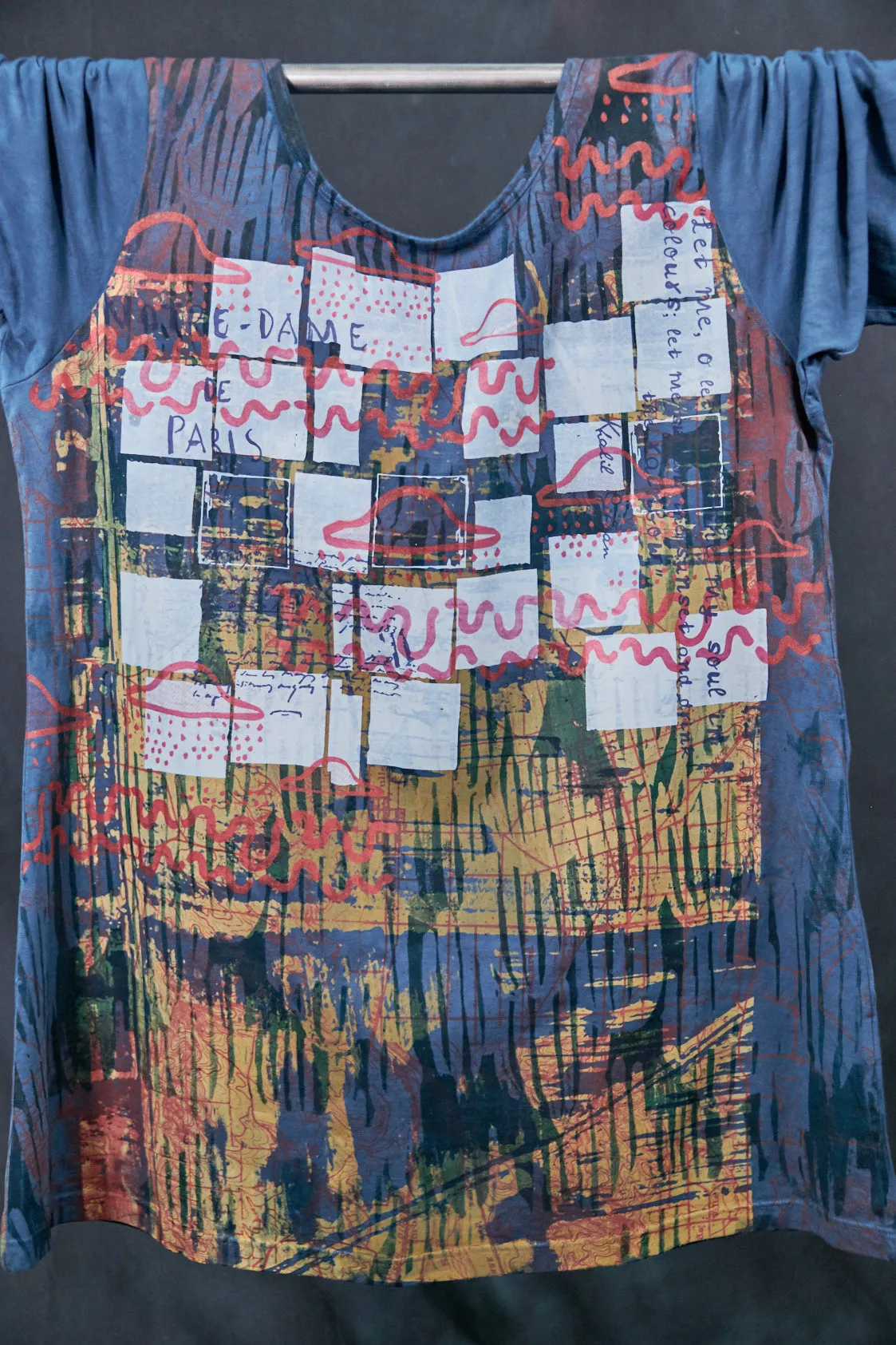 1582HD Modern Slim Tee Teal-Ancient Modern World
