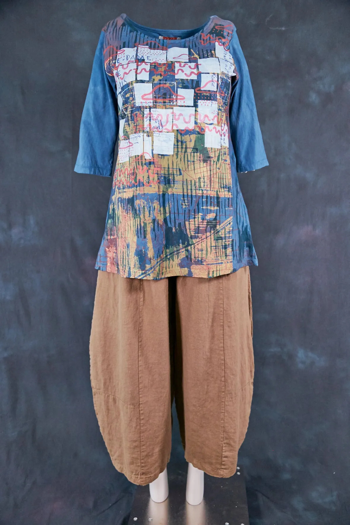 1582HD Modern Slim Tee Teal-Ancient Modern World