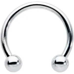 16 Gauge STEEL HORSE SHOE Circular Barbell 3/8 3mm