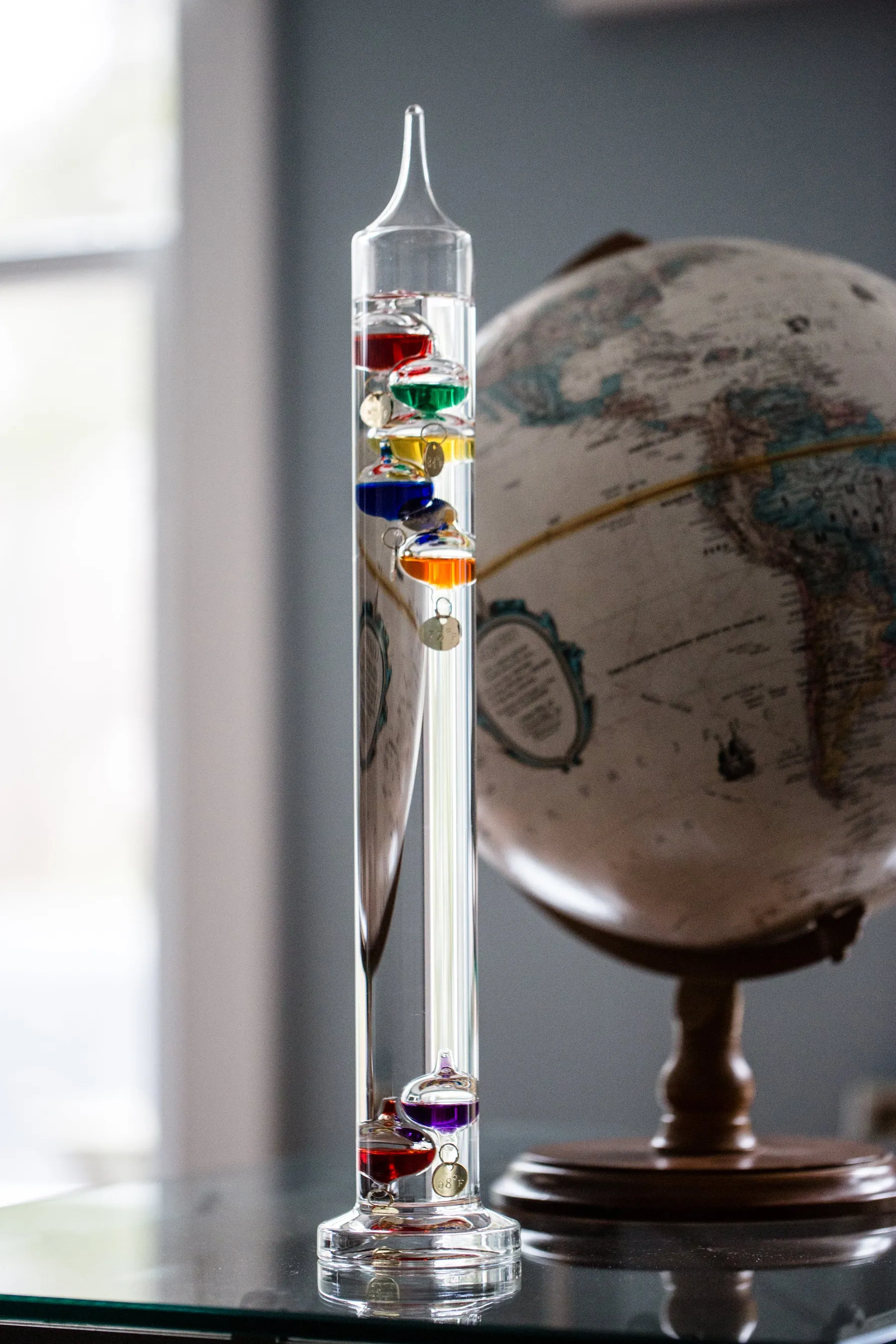 17" Tall Galileo Thermometer
