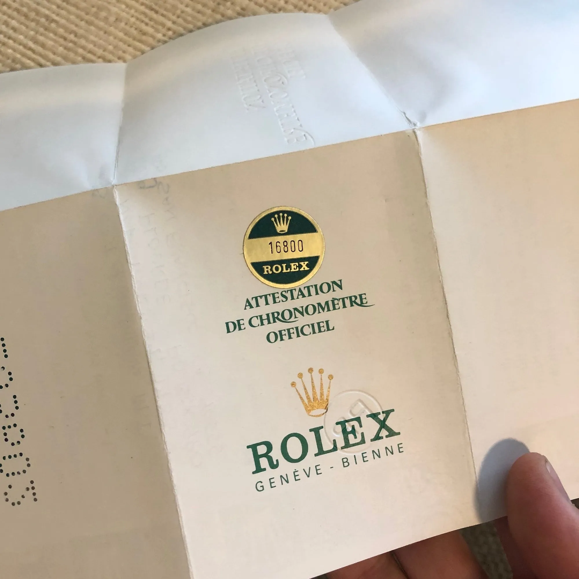 1982 Rolex Submariner 16800 Matte Dial Sapphire Box Papers