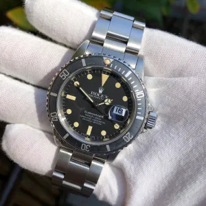 1982 Rolex Submariner 16800 Matte Dial Sapphire Box Papers