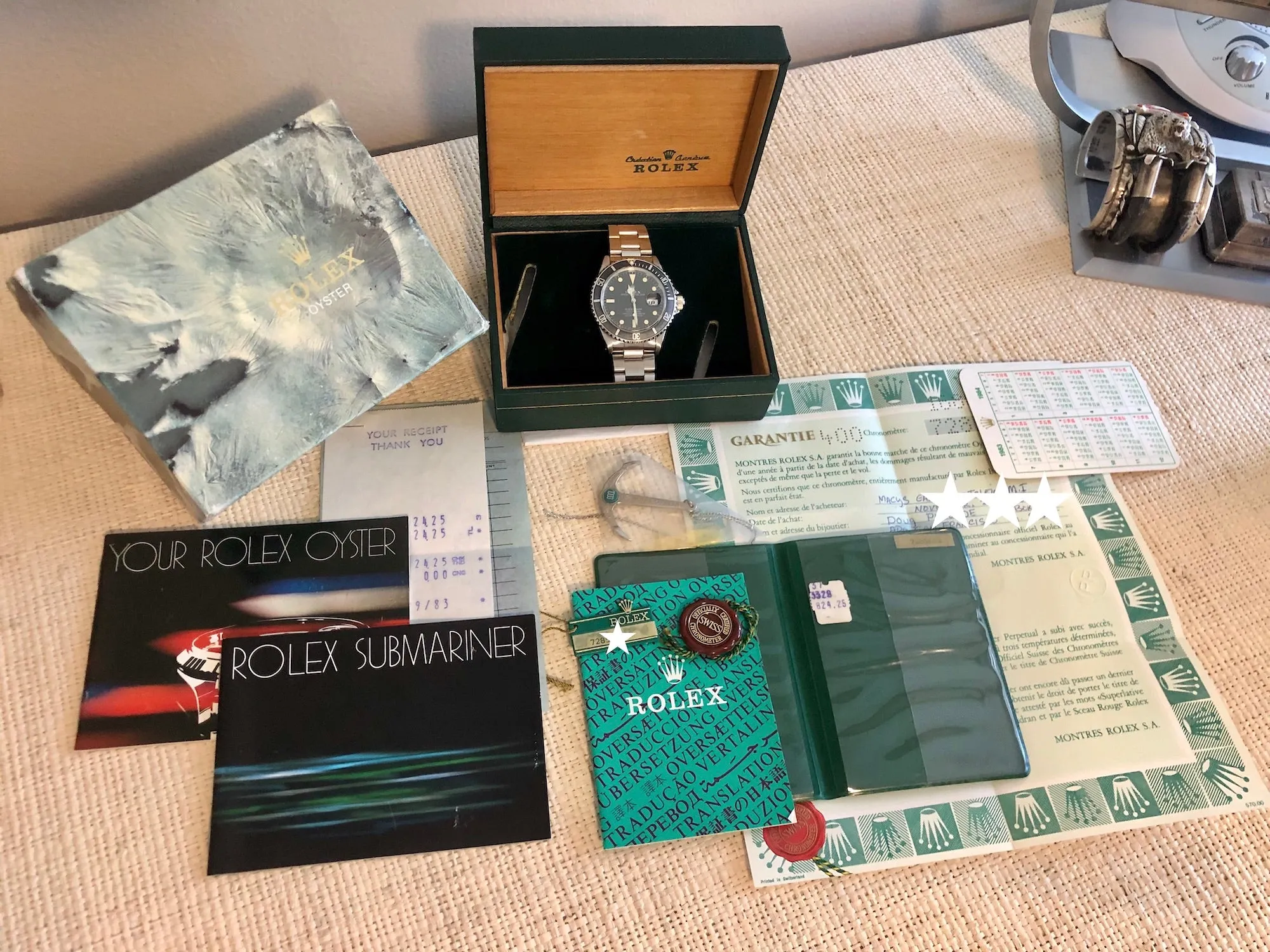 1982 Rolex Submariner 16800 Matte Dial Sapphire Box Papers