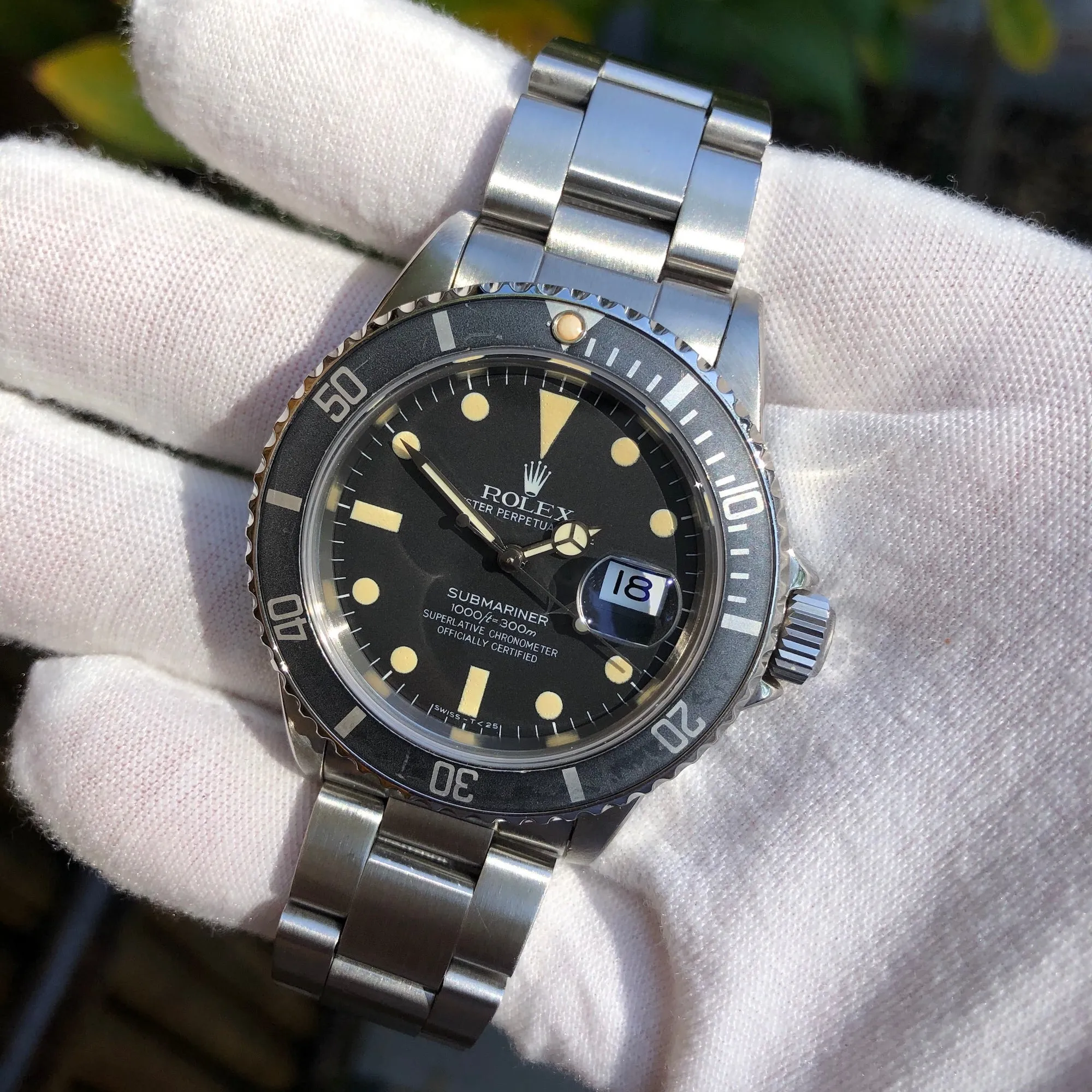 1982 Rolex Submariner 16800 Matte Dial Sapphire Box Papers