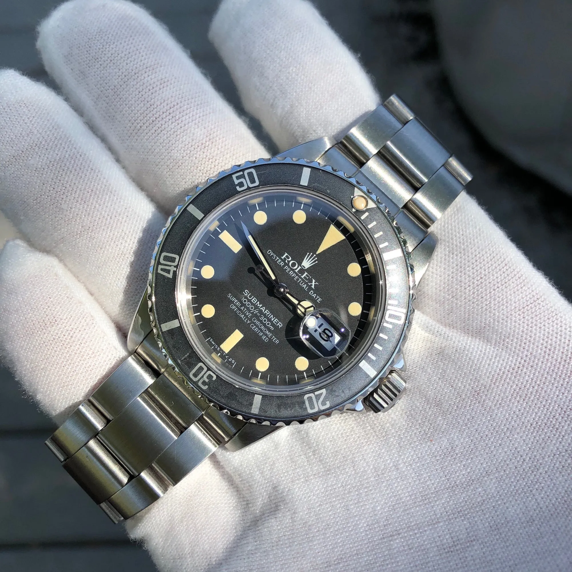 1982 Rolex Submariner 16800 Matte Dial Sapphire Box Papers