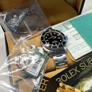 1999 Rolex Sea Dweller 16600 Swiss Only Stainless Steel Oyster Automatic Wristwatch Box Papers