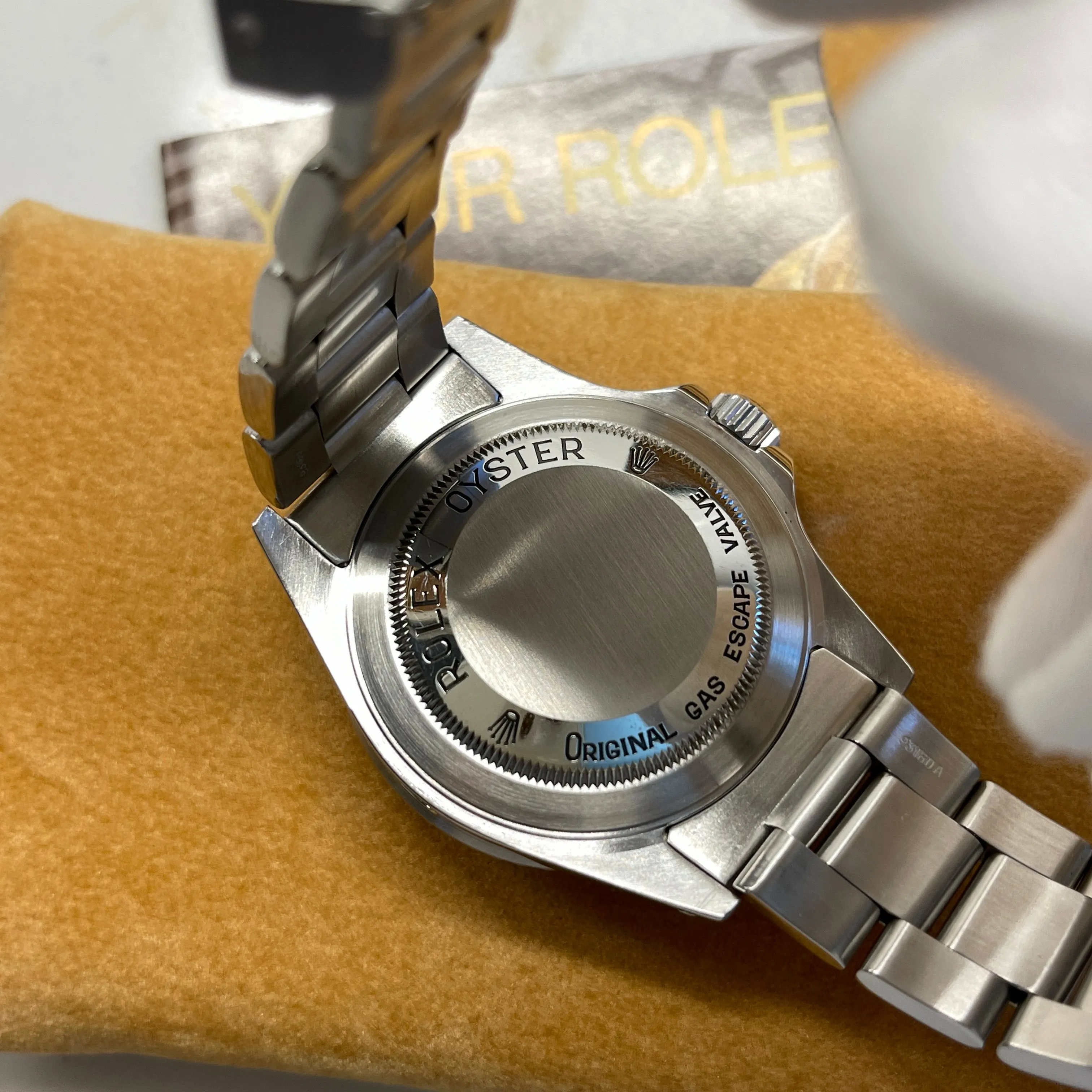 1999 Rolex Sea Dweller 16600 Swiss Only Stainless Steel Oyster Automatic Wristwatch Box Papers