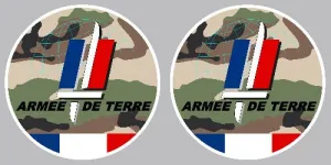 2 x ARMEE DE TERRE Pare-brise AZ023