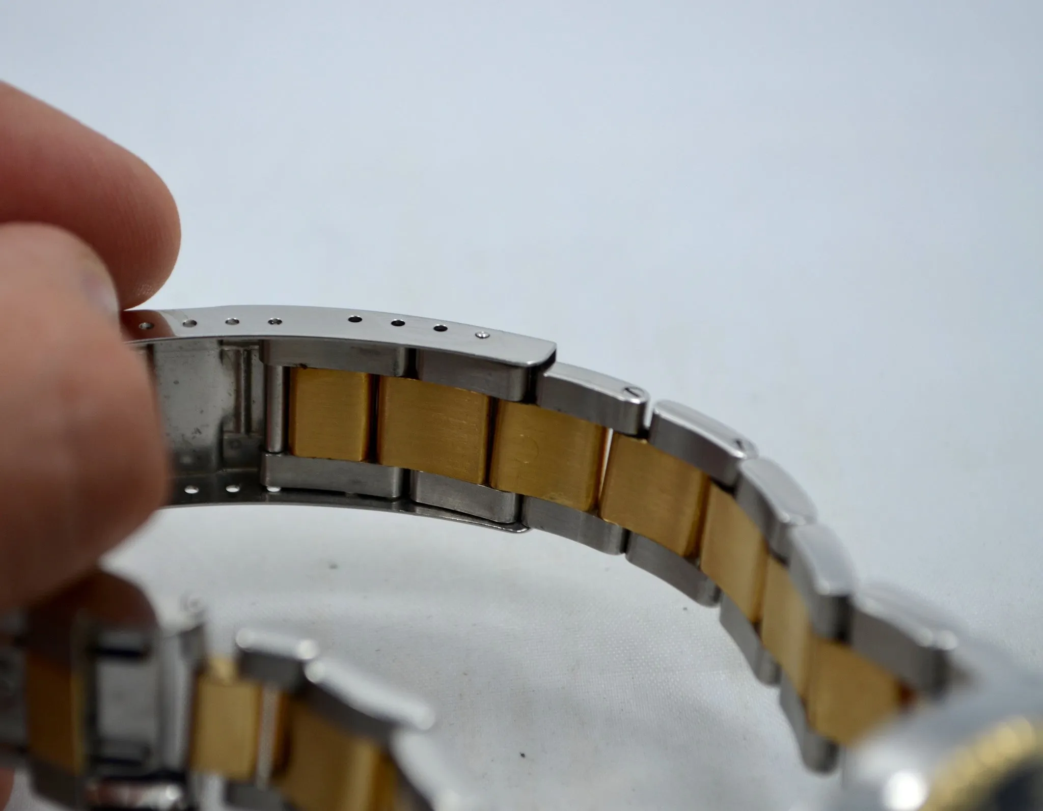 2001 Rolex Submariner 16613 Black Steel Gold Two Tone "K" Serial Wristwatch