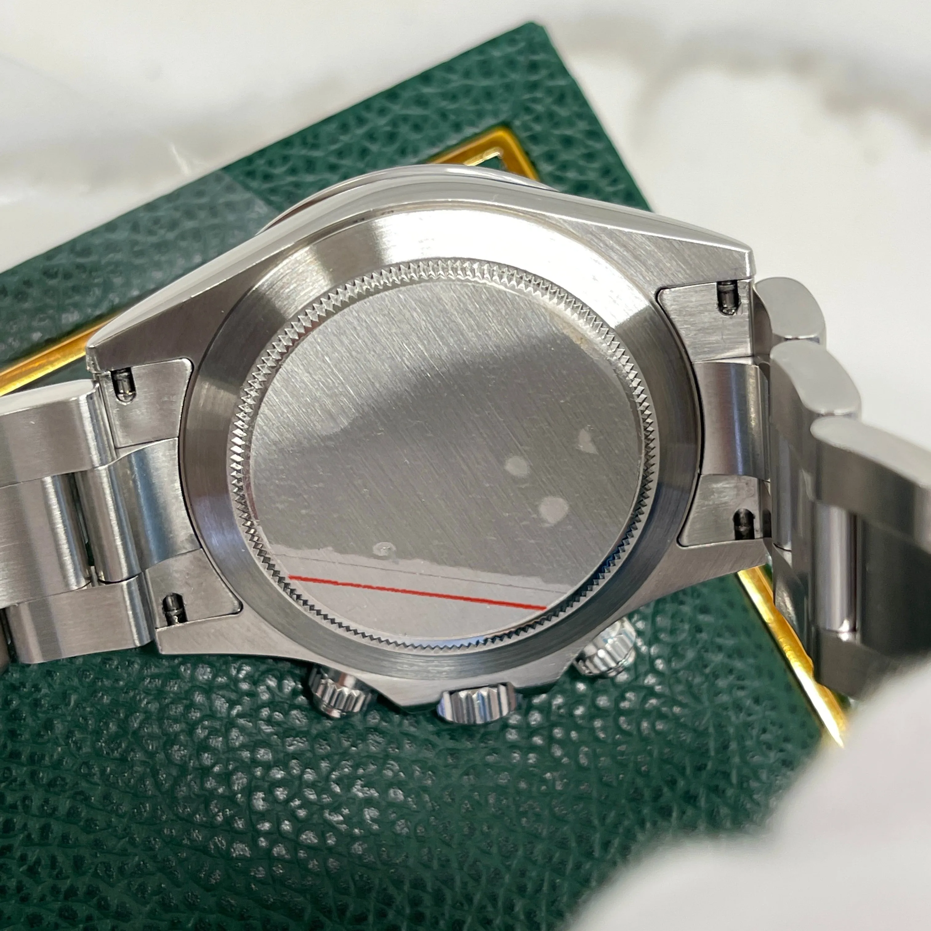 2002 Rolex Daytona Cosmograph 116520 Black Steel Oyster Chronograph Box Papers