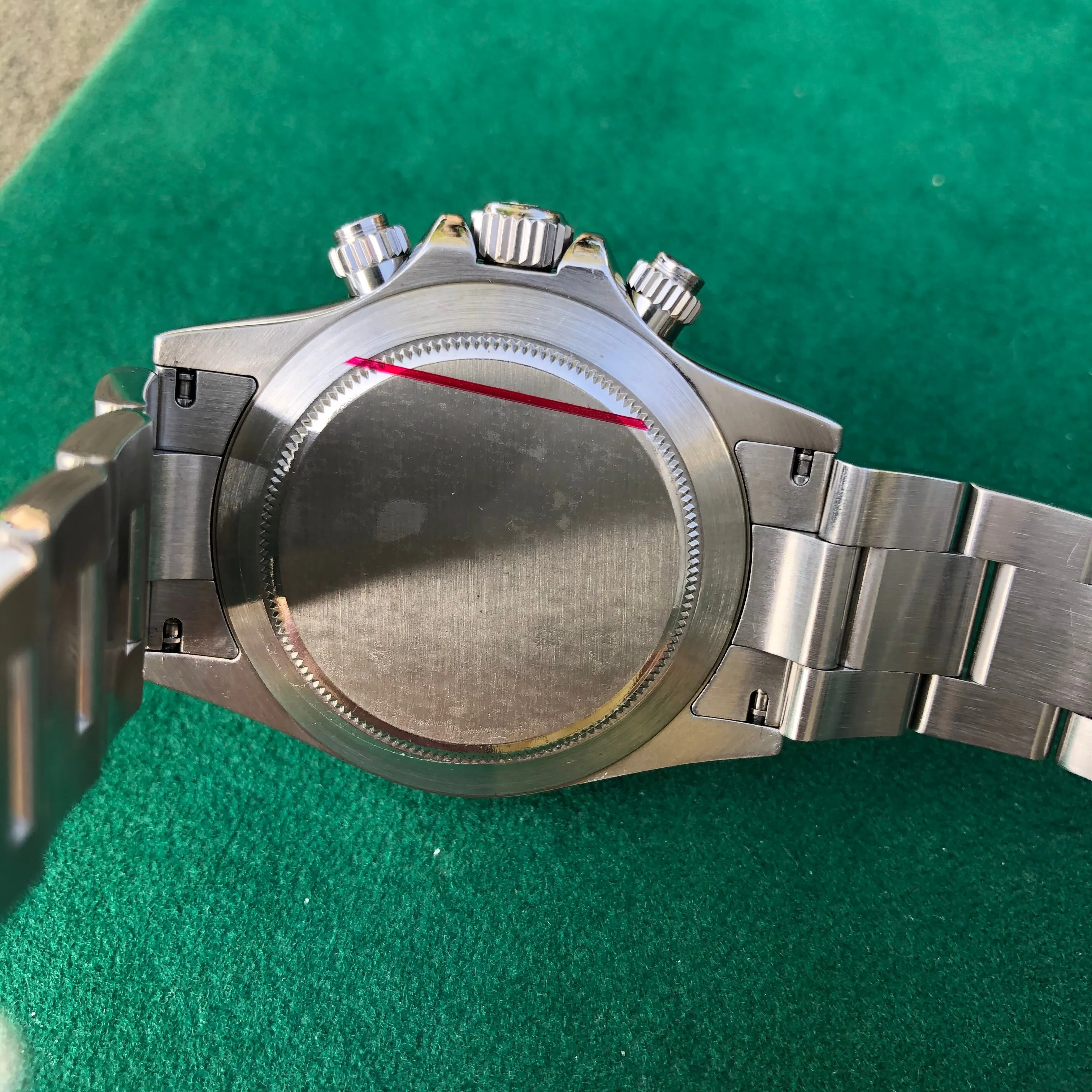 2008 Rolex Daytona Cosmograph 116520 White Steel Automatic Chronograph Rehaut Box Papers