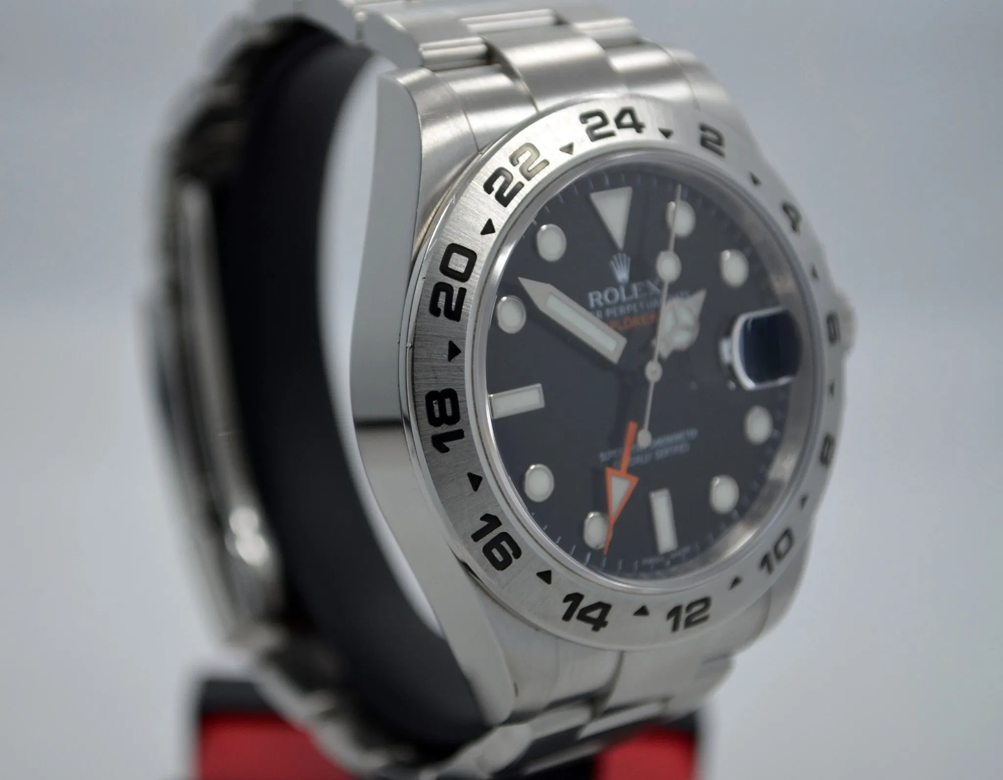 2010 Rolex Explorer II 216570 Stainless Steel Automatic Watch Box Papers