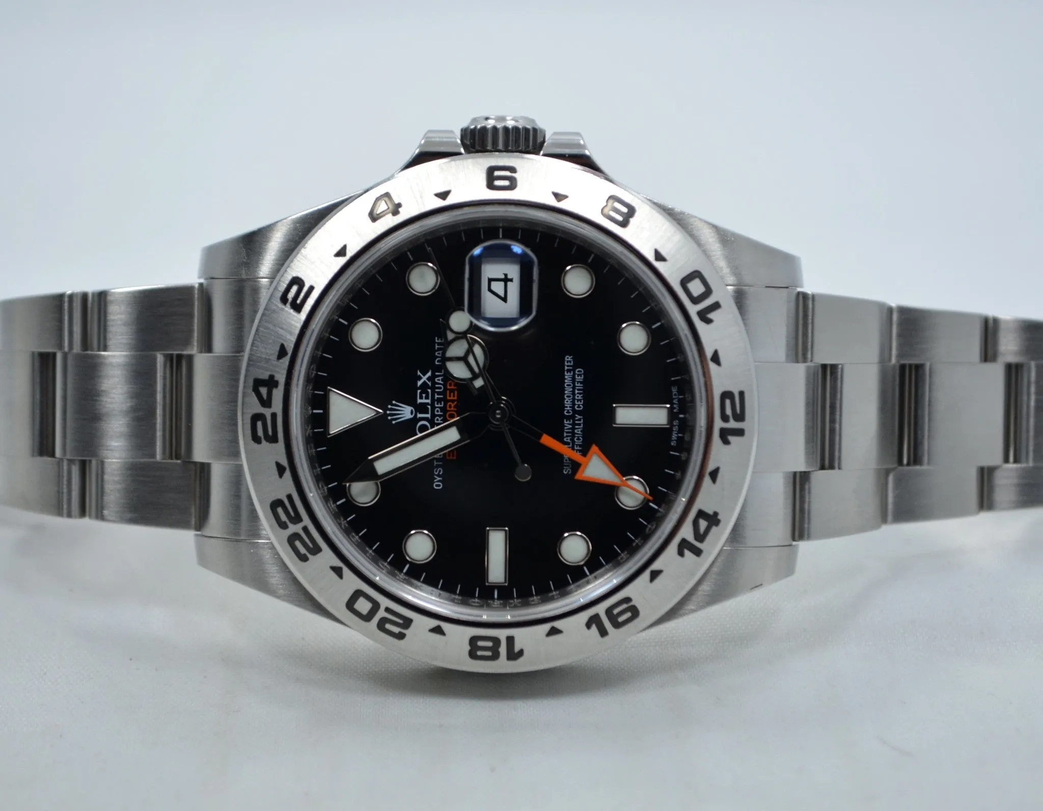 2010 Rolex Explorer II 216570 Stainless Steel Automatic Watch Box Papers