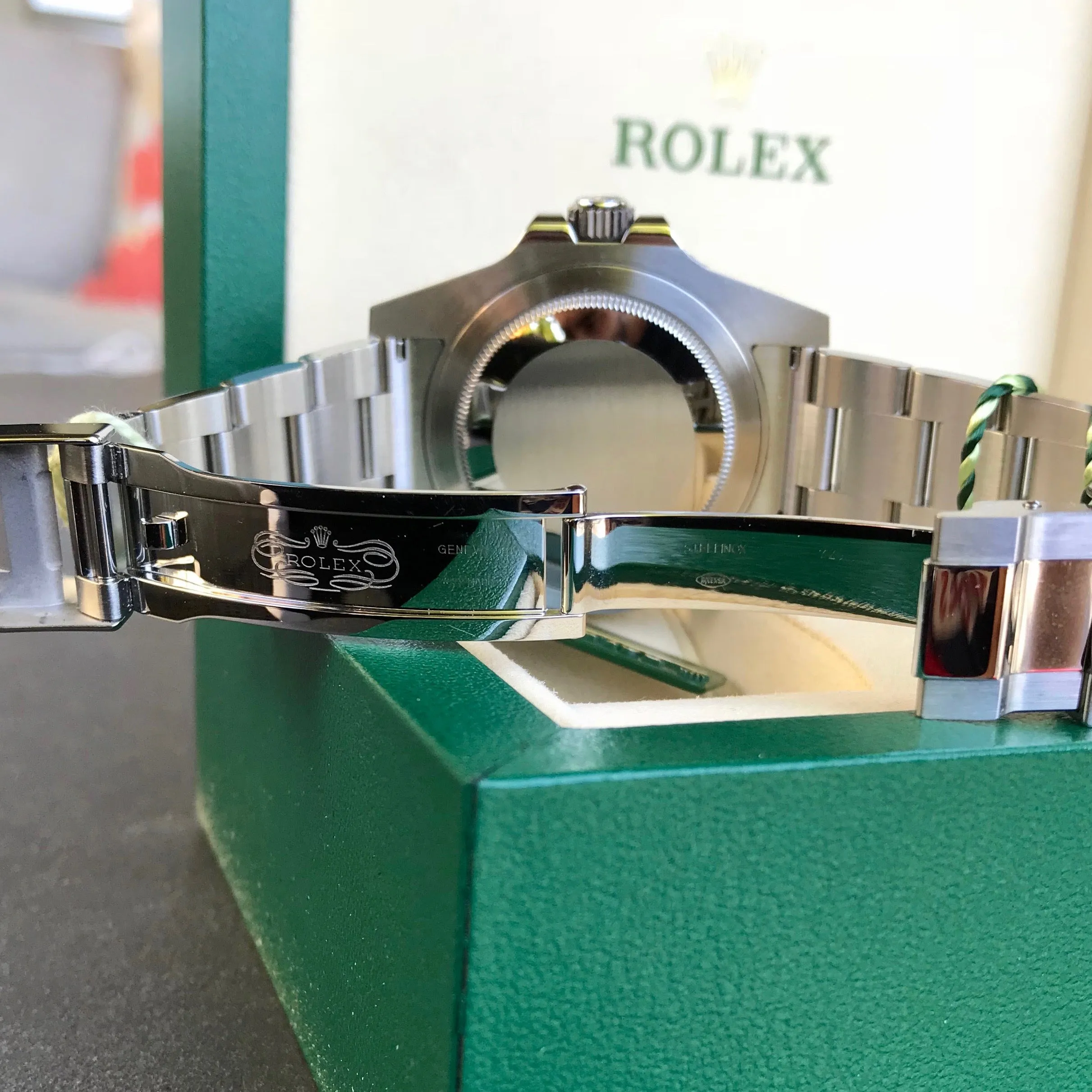2015 Rolex GMT Master II 116710 Ceramic Steel Automatic Scrambled Serial Watch Box Papers