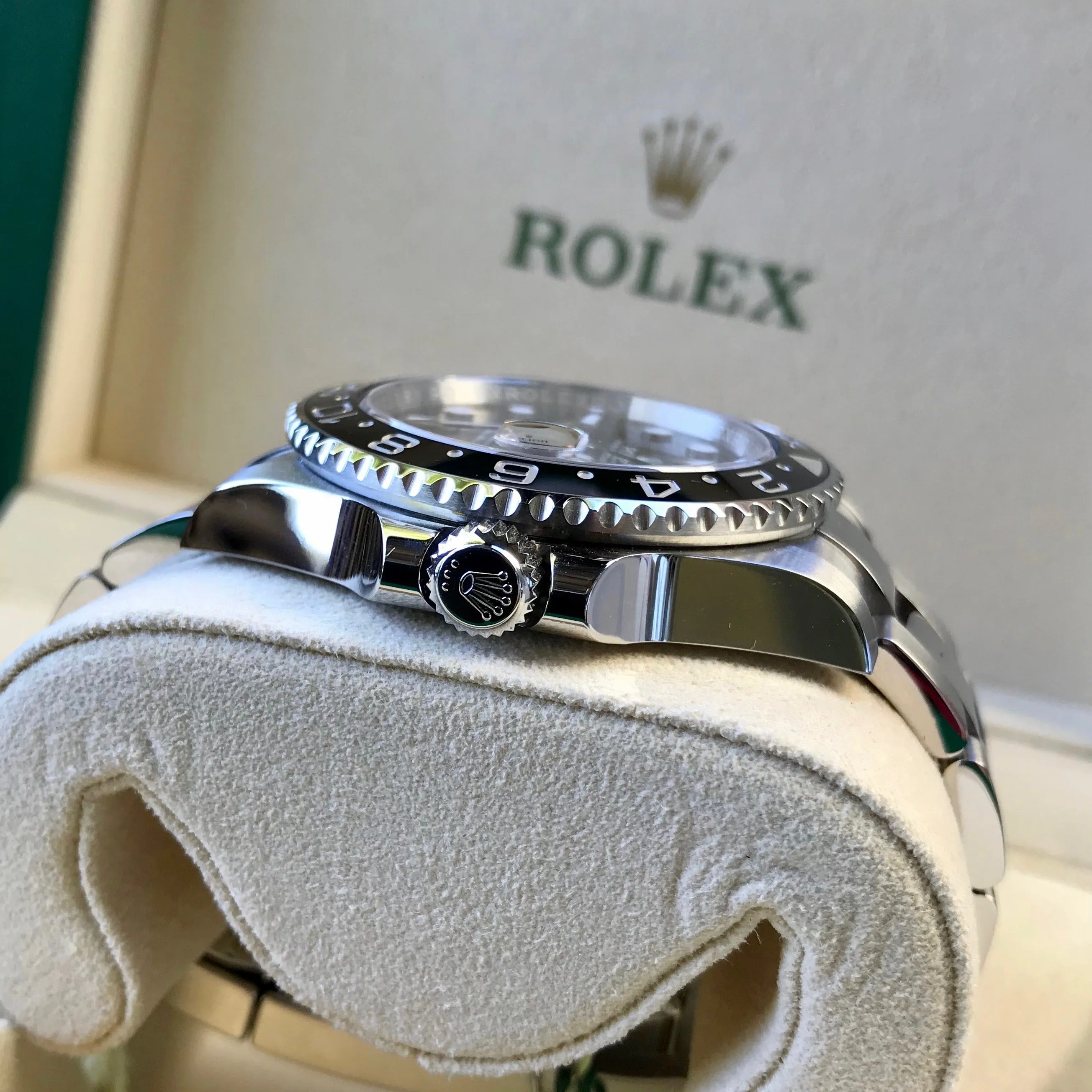 2015 Rolex GMT Master II 116710 Ceramic Steel Automatic Scrambled Serial Watch Box Papers