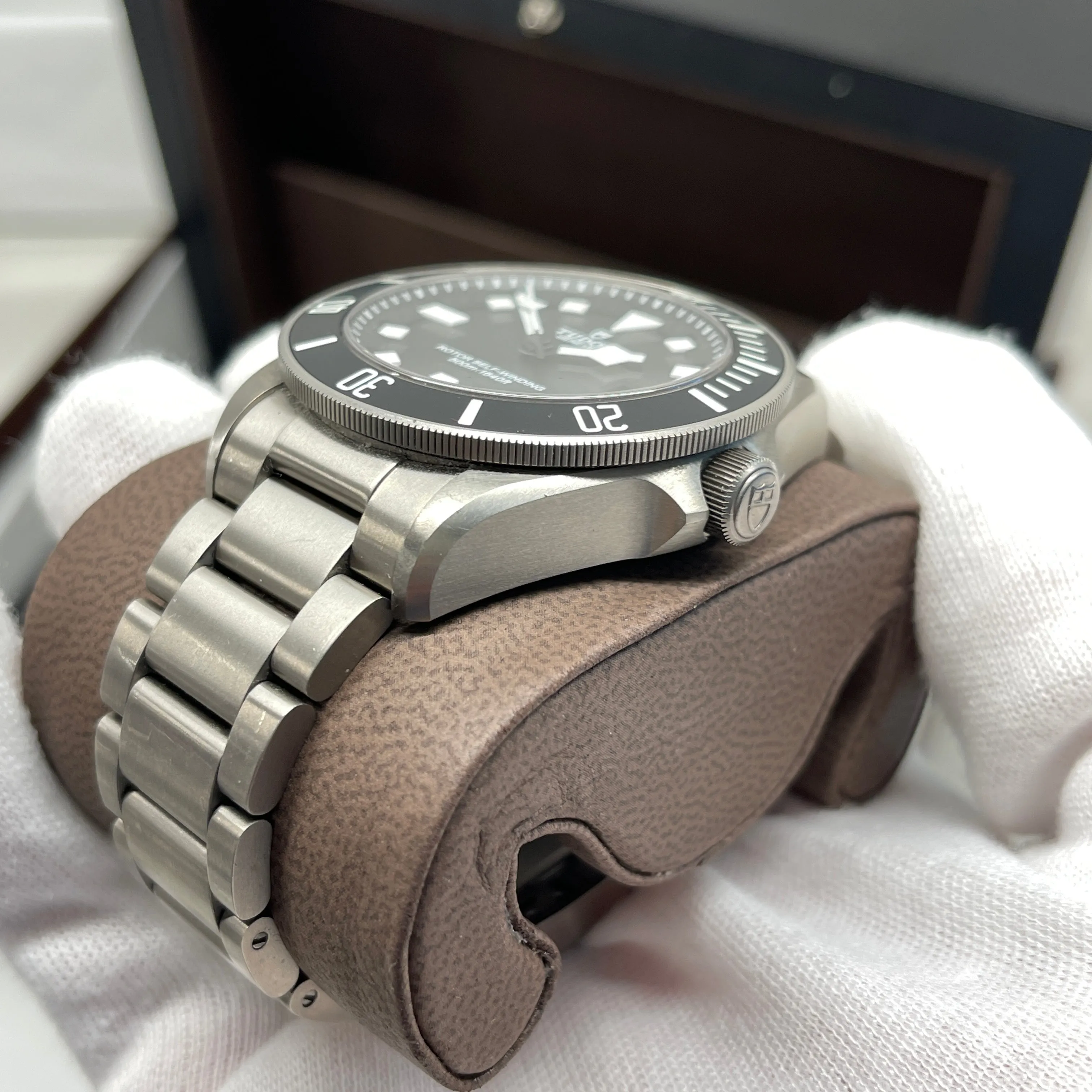 2015 Tudor Pelagos 25500TN Titanium Automatic 42mm Two Liner Black Wristwatch