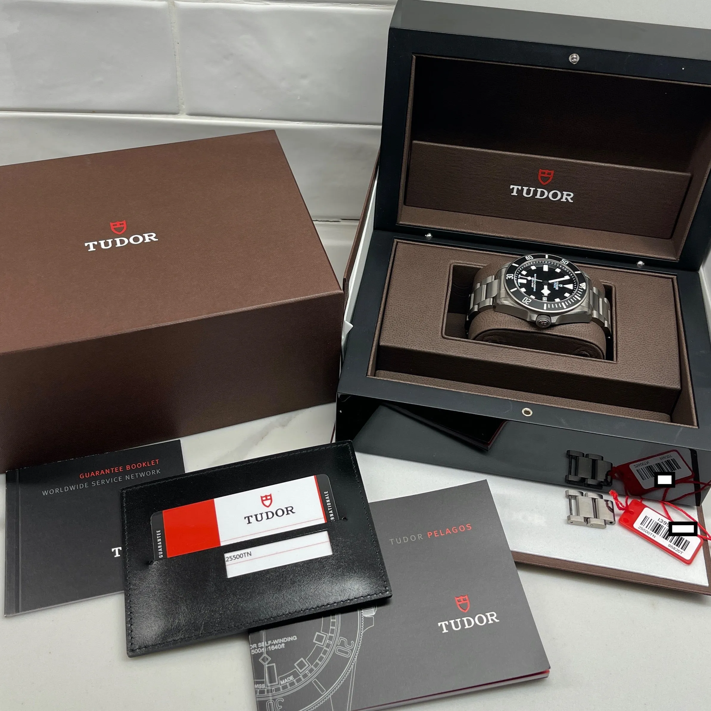 2015 Tudor Pelagos 25500TN Titanium Automatic 42mm Two Liner Black Wristwatch