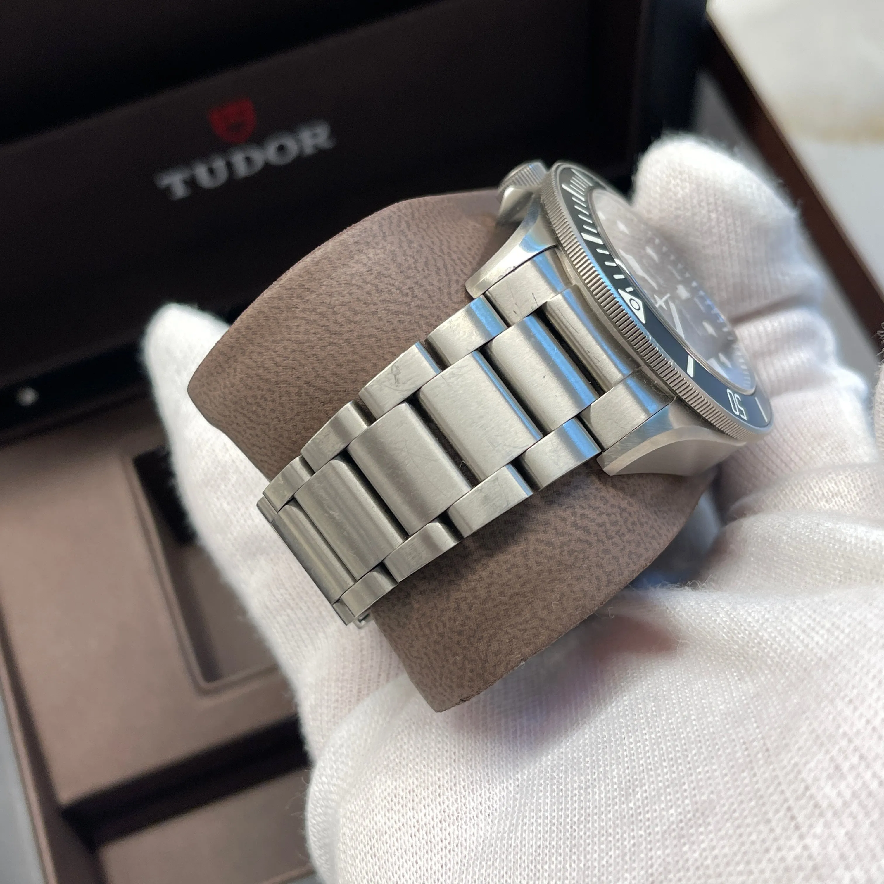 2015 Tudor Pelagos 25500TN Titanium Automatic 42mm Two Liner Black Wristwatch