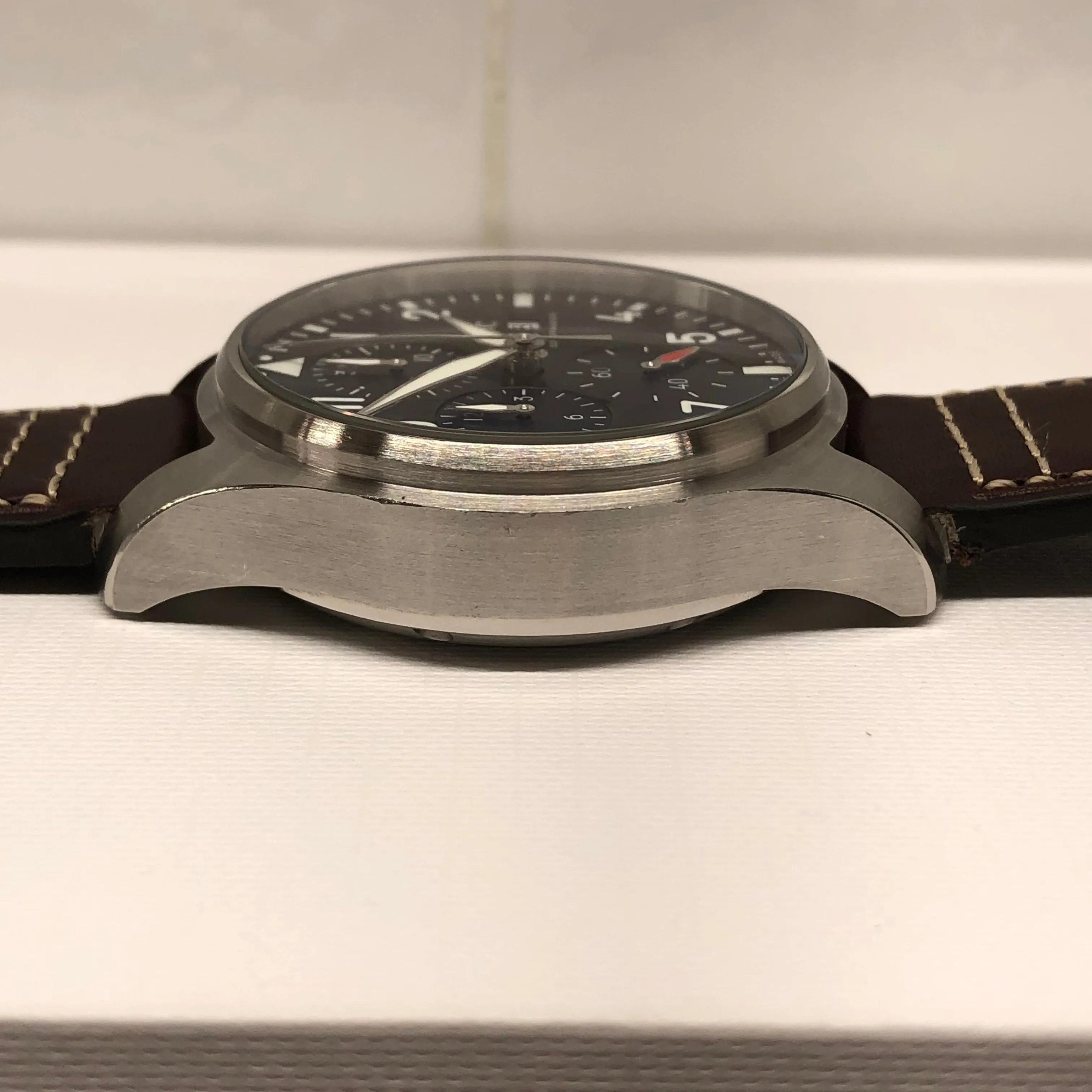 2021 IWC Pilot IW388101 Automatic Blue Dial Men's Wristwatch with Box and Papers