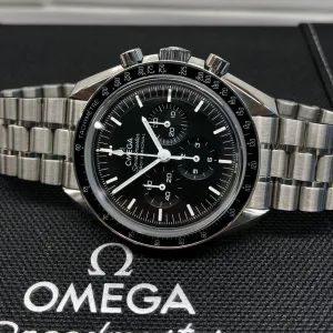 2021 Omega Speedmaster Moonwatch 310.30.42.50.01.002 Master 42mm Wristwatch with Box Papers