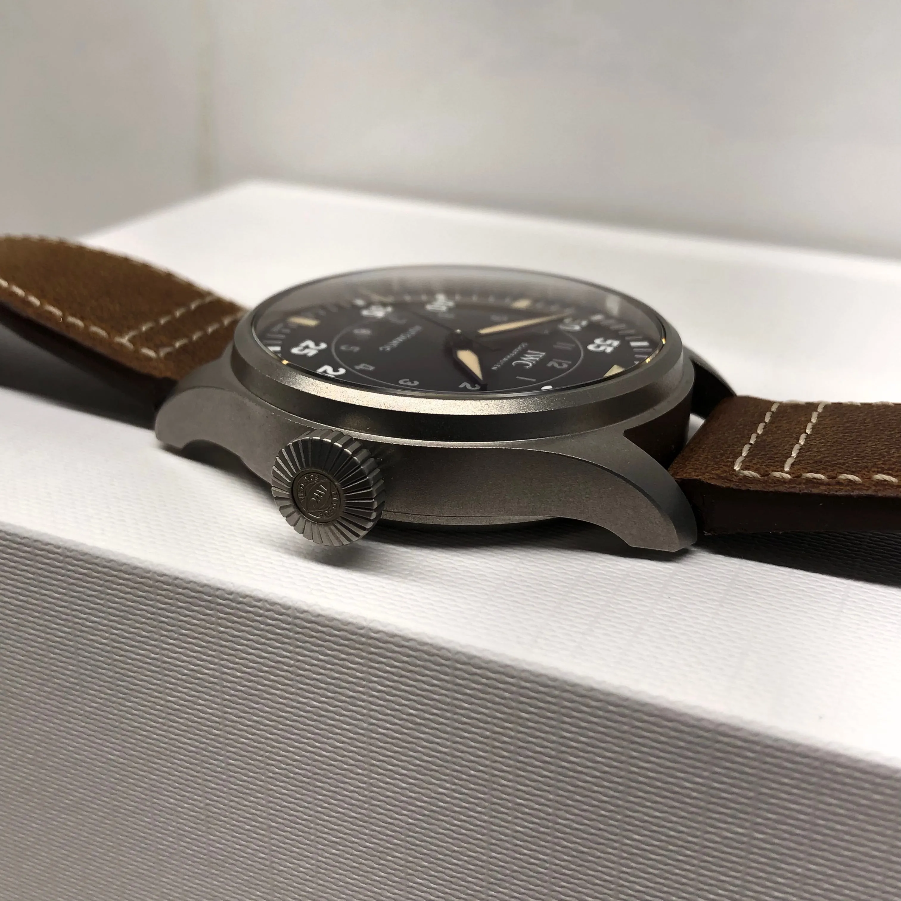 2023 IWC Big Pilot Spitfire 43 IW329701 Titanium Automatic Black Dial Men's Watch with Box and Papers Unworn