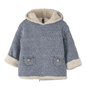 [24m] Buho Barcelona Sherpa-lined Hooded Wool-blend Sweater