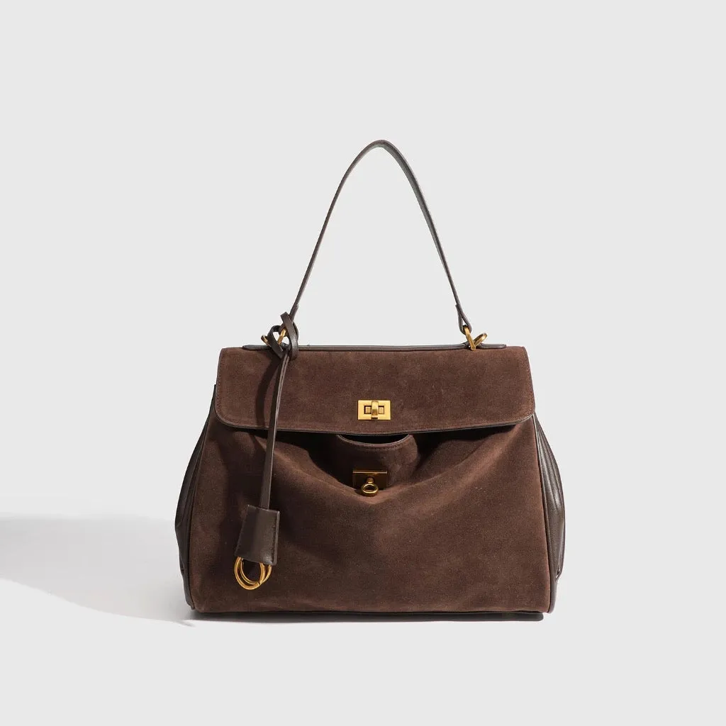 28cm Retro Suede Bag