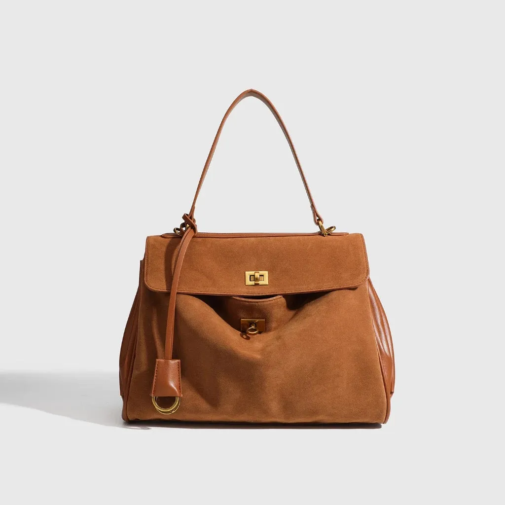 28cm Retro Suede Bag