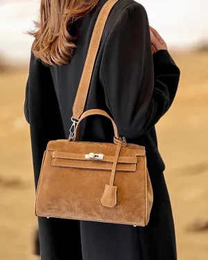 28cm Retro Suede Bag