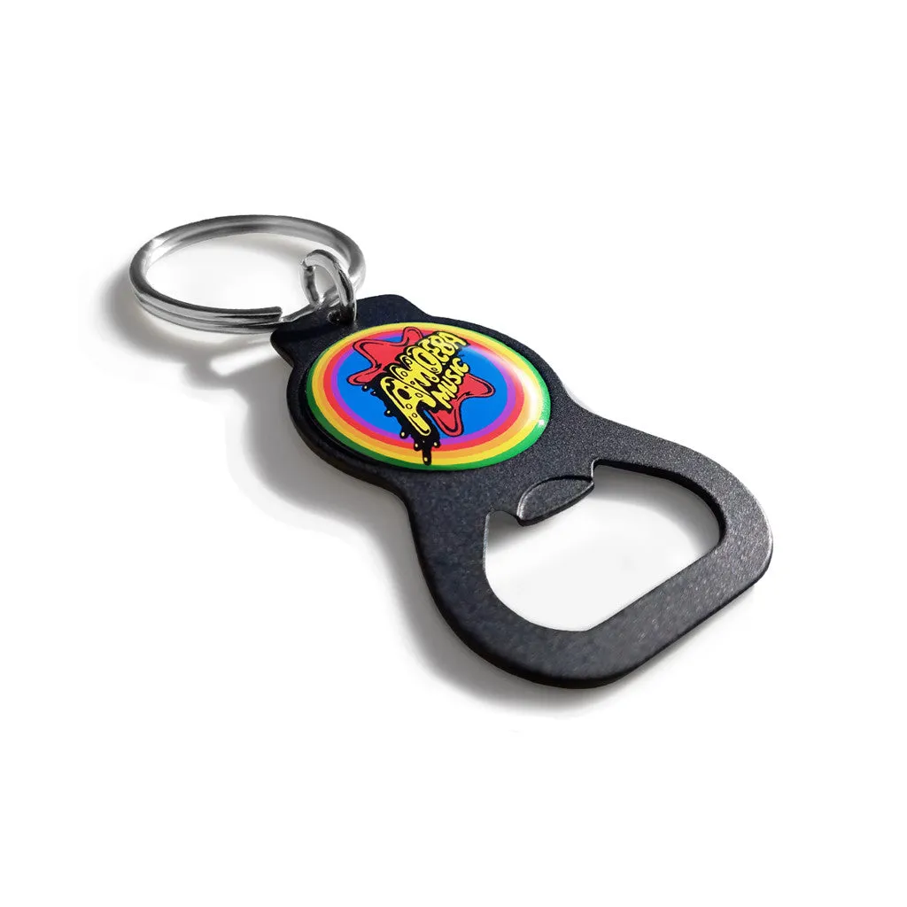 360° Graphix Matte Black Keychain