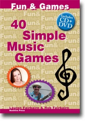 40 SIMPLE MUSIC GAMES BK/CD/DVD (NOP)