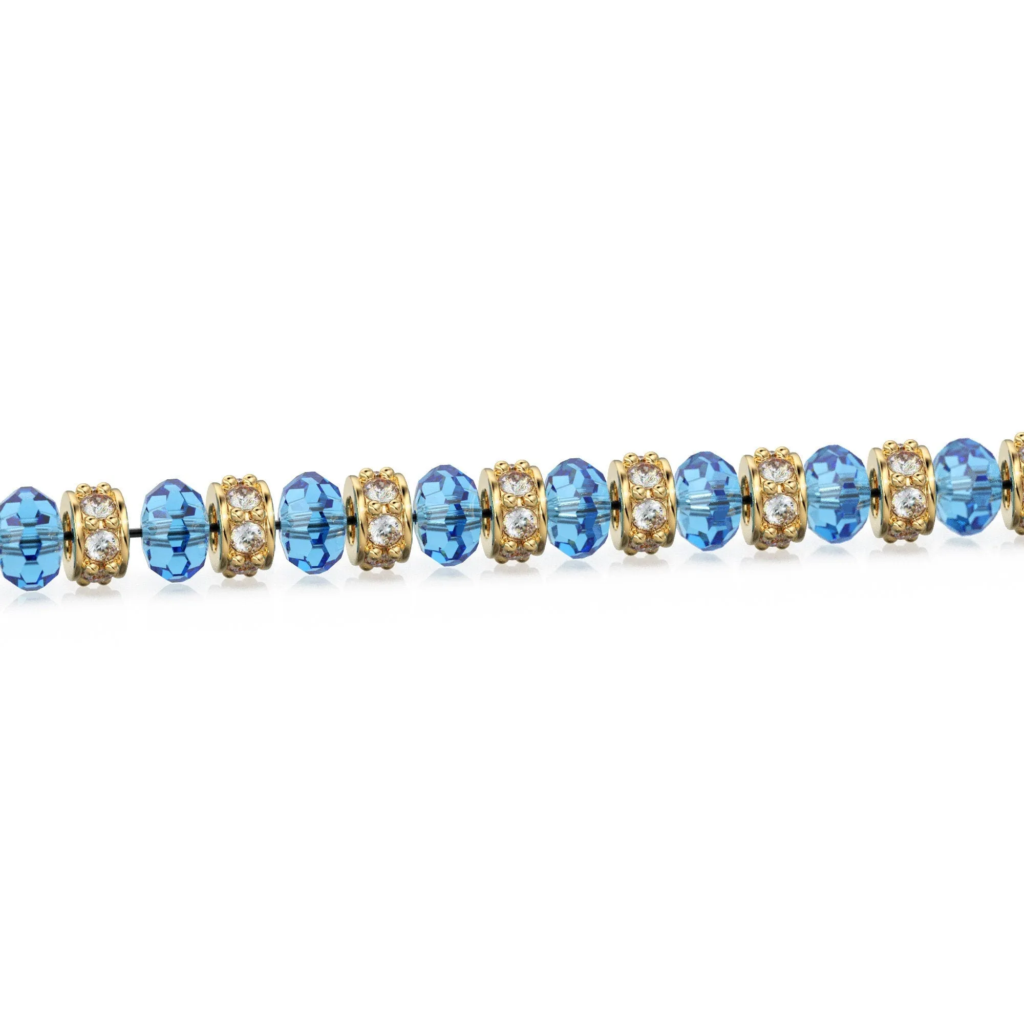 5mm 18k Solid Yellow Gold Diamond Eternity Rondelle Wheel Bead Finding Spacer / Gold Rondelle Bead / Diamond Findings