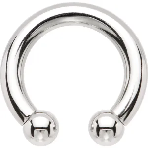 6 Gauge STEEL HORSESHOE Circular Barbell 5/8 6mm