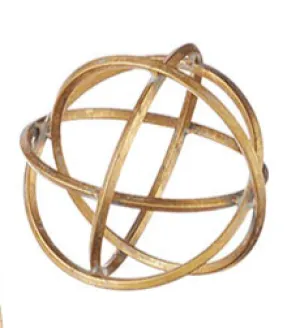 6"D Gold Orb