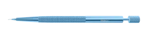 999R 6-10/6-051 Side-Port Diamond Knife, 30° Single-Edge Blade, 1.00 mm, Straight, Length 120 mm, Titanium Handle