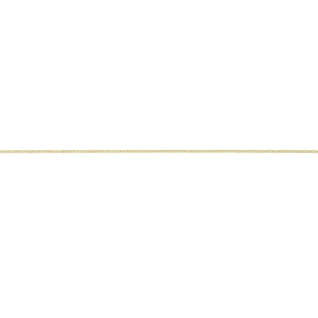9ct Yellow Gold Curb Necklace 60cm