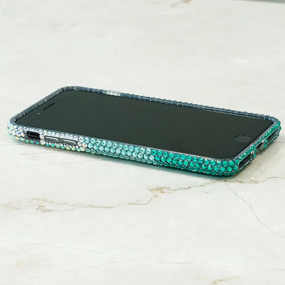 AB faded to Turquoise Crystals Design (style 925)
