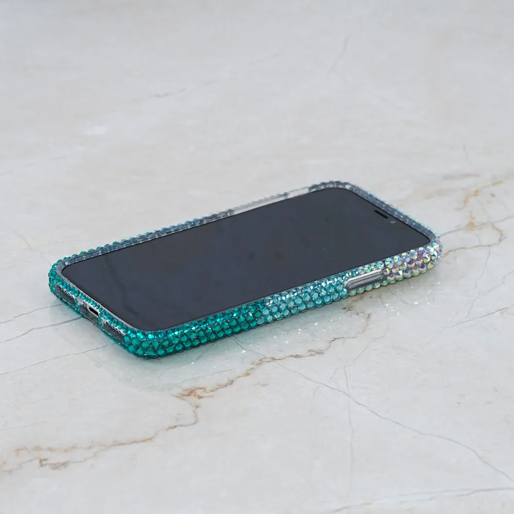 AB faded to Turquoise Crystals Design (style 925)