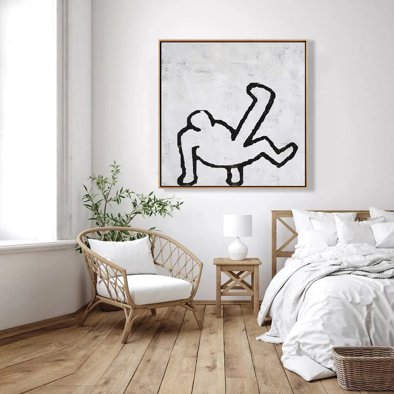 Abstract Dancing Man Painting H205S