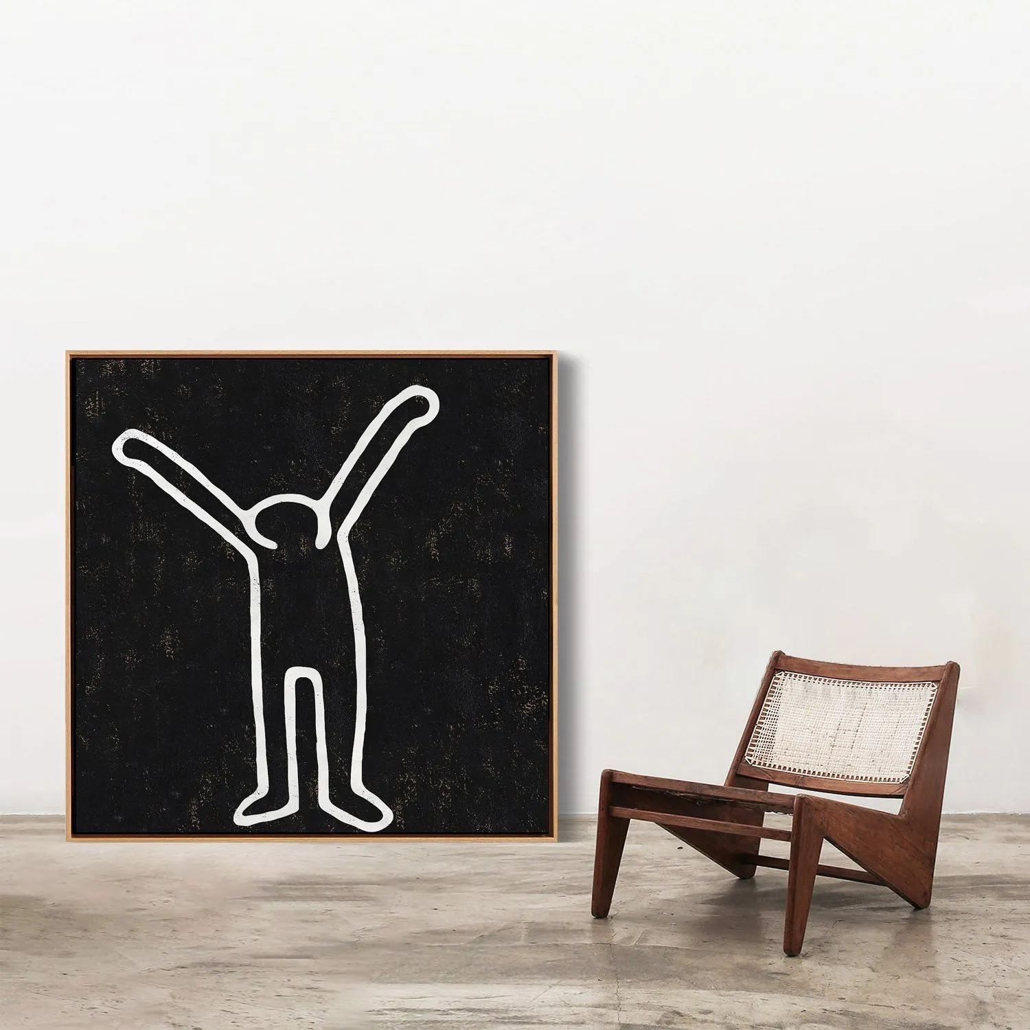Abstract Dancing Man Painting H206SR