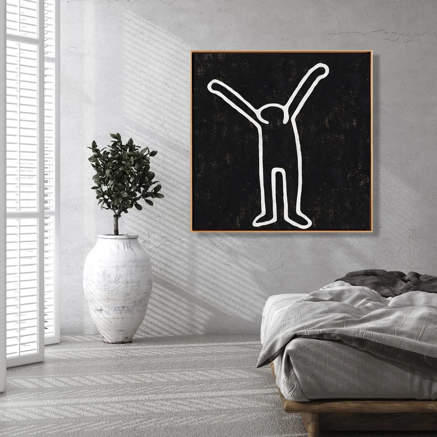 Abstract Dancing Man Painting H206SR