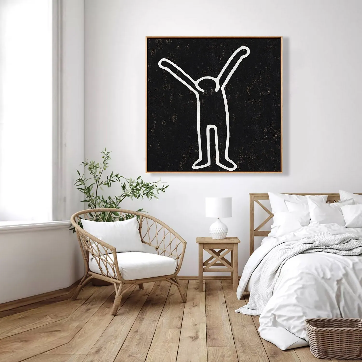 Abstract Dancing Man Painting H206SR