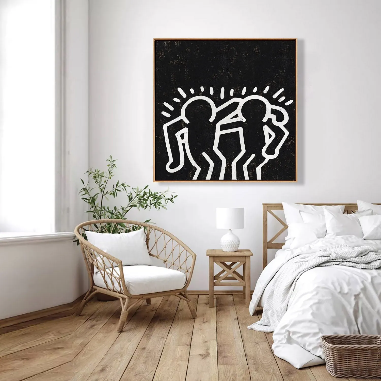 Abstract Dancing Man Painting H301SR