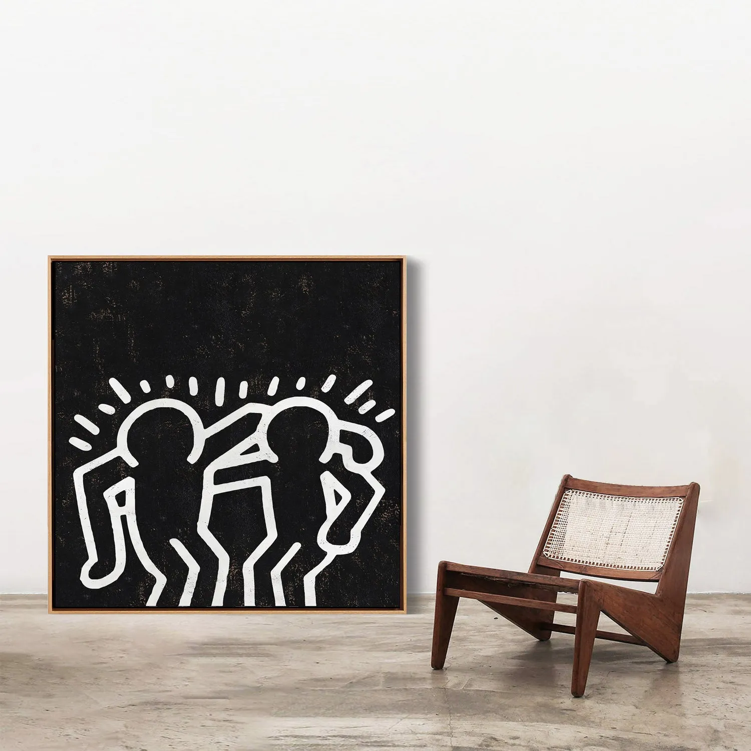 Abstract Dancing Man Painting H301SR