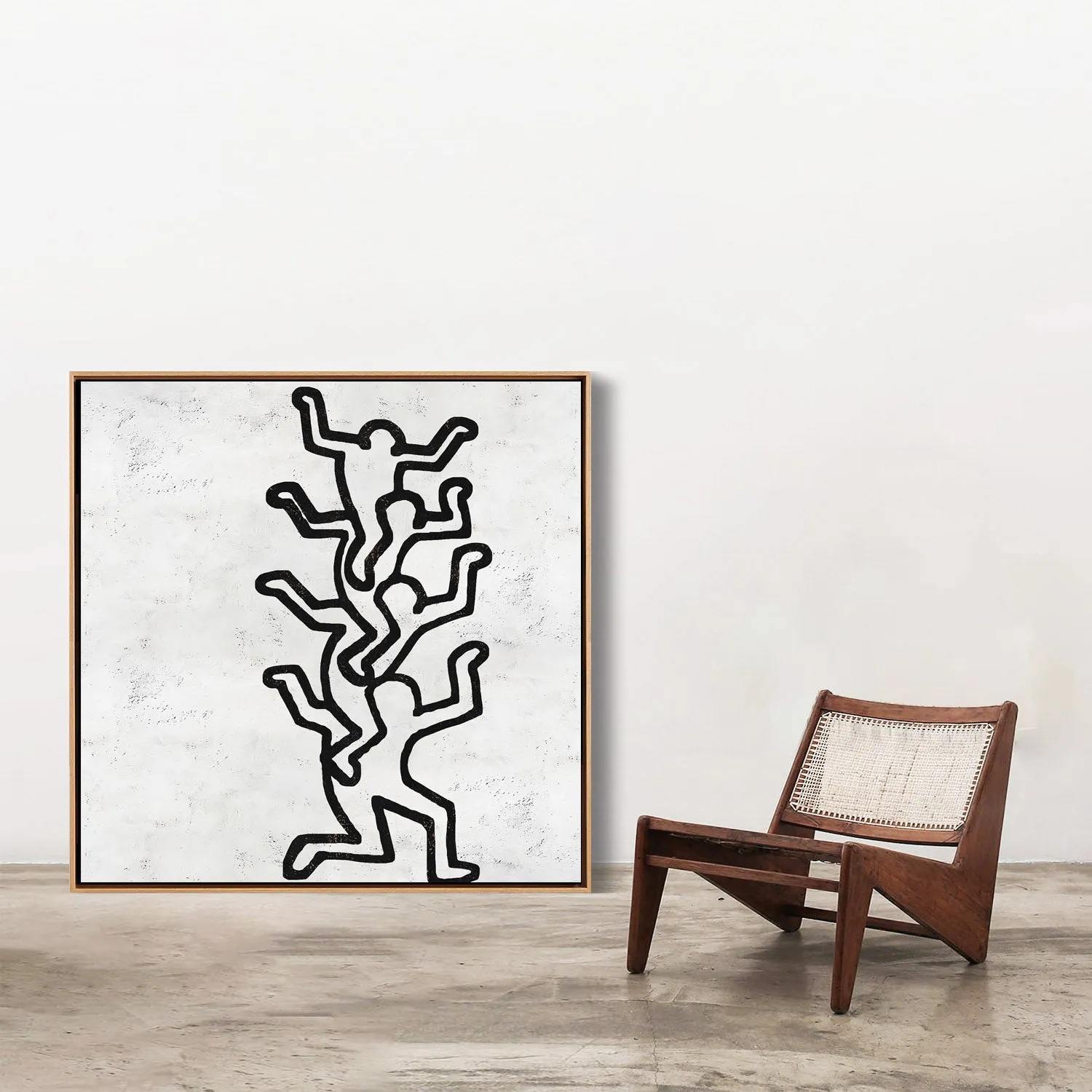 Abstract Dancing Man Painting H309S