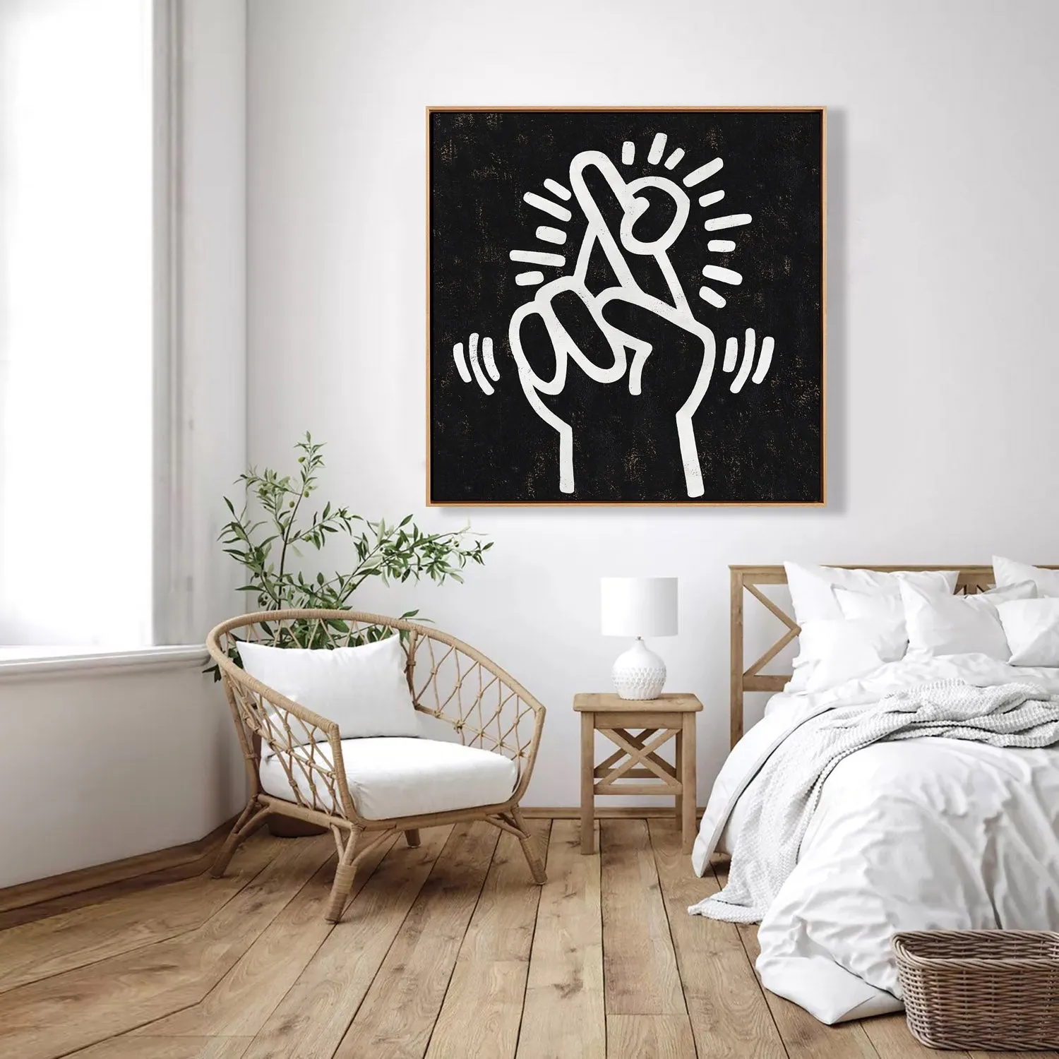 Abstract Dancing Man Painting H311SR