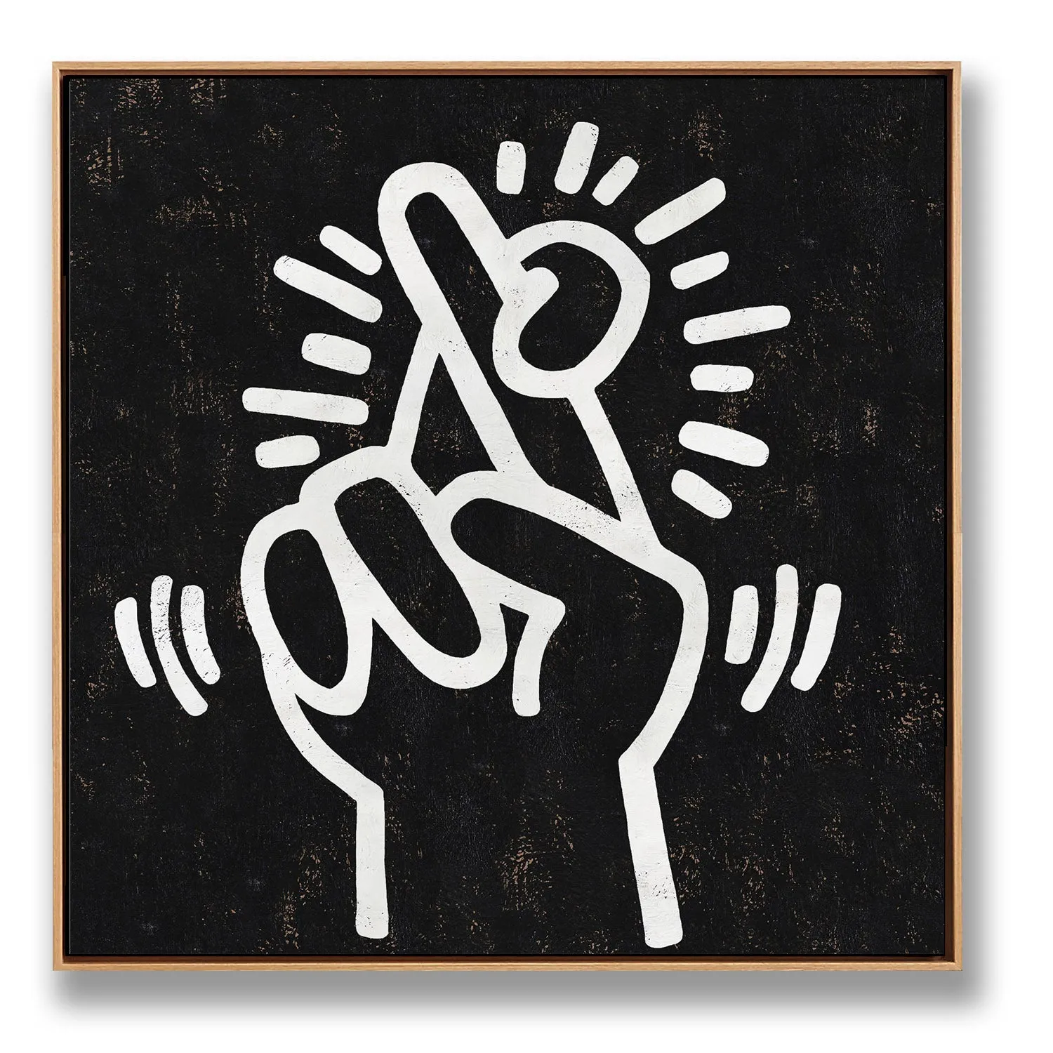 Abstract Dancing Man Painting H311SR