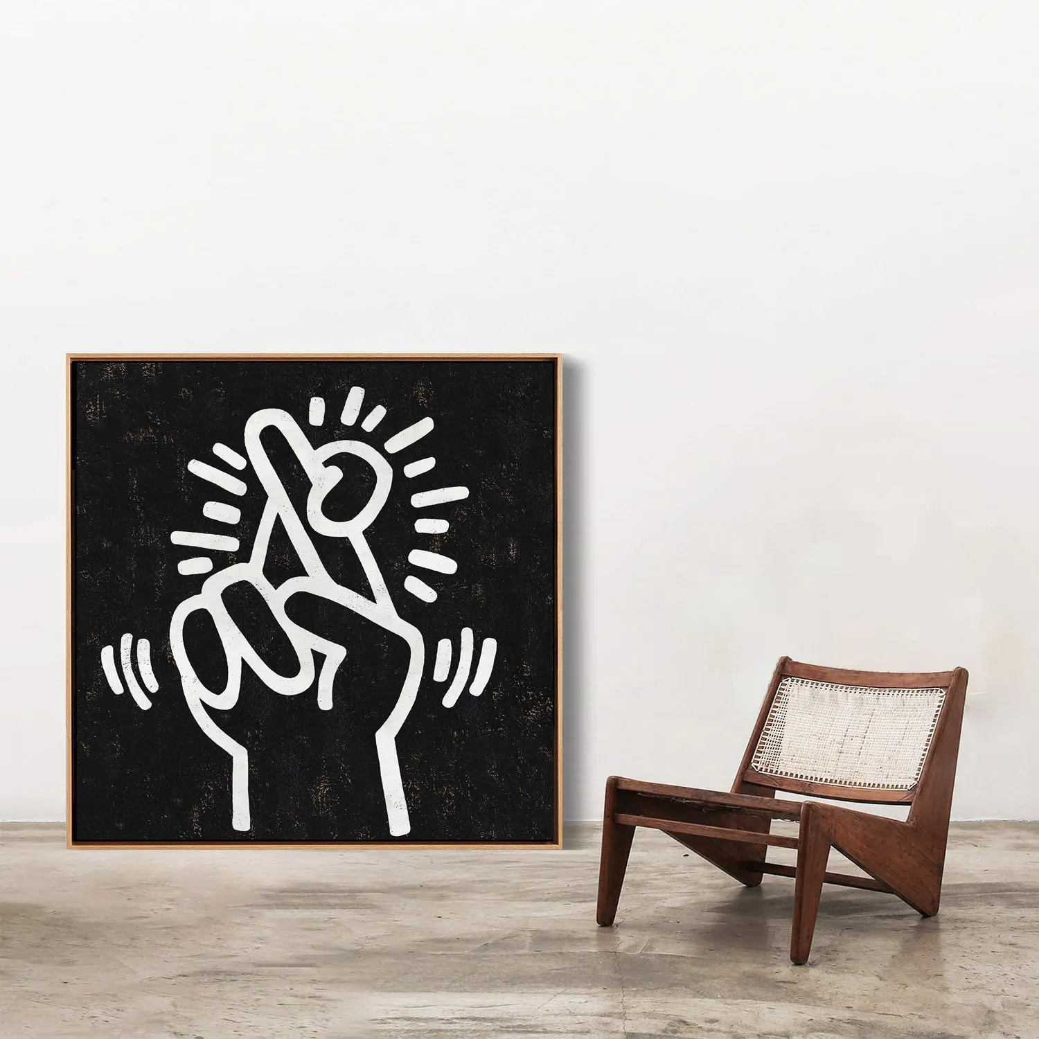 Abstract Dancing Man Painting H311SR